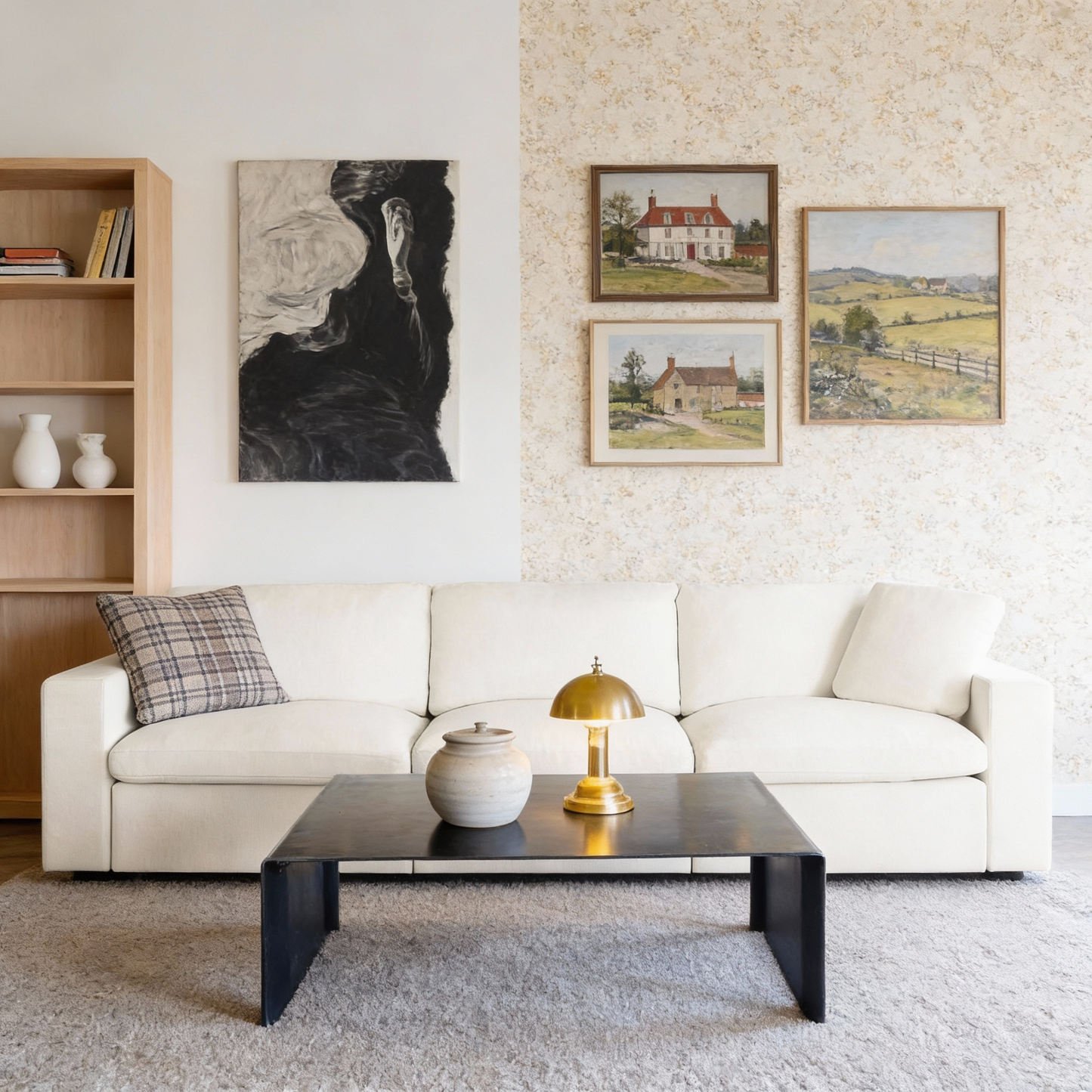 5-Sitzer modulares U-förmiges Sofa