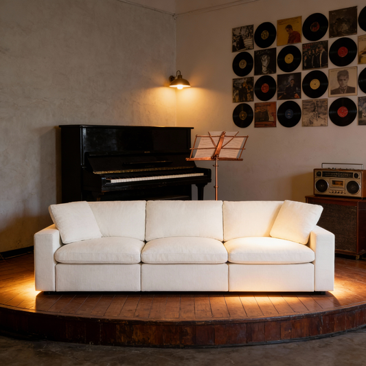 5-Sitzer modulares U-förmiges Sofa